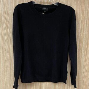 J. Crew Black Cashmere Sweater Size Medium
